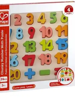 Puzzle Matematica Chunky, 24 piese