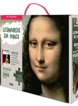 Puzzle Mona Lisa (300 piese+carte)