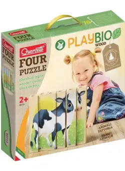 Quercetti Four Puzzle Animale Ferma Bio