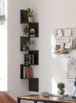 Raft De Colt Cu 5 Niveluri, Negru