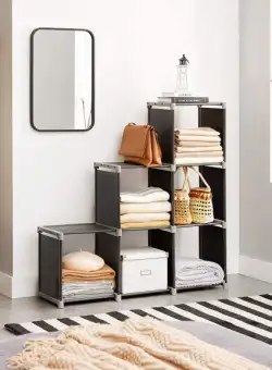 Raft De Depozitare Practical Negru 63, 105 x 30 x 105 cm