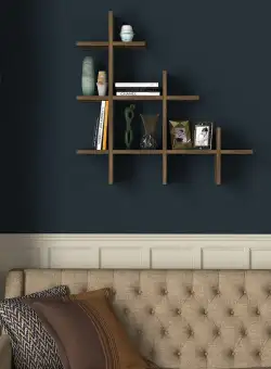 Raft de Perete Kadilen, Nuc, 82 x 80 x 18 cm