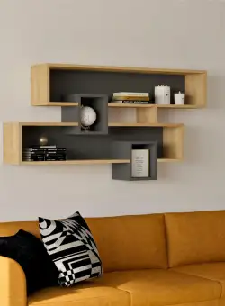 Raft de perete Karen, Safir, 120x72x22 cm