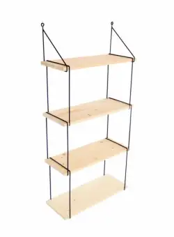 Raft modular 11 Tiki, Negru/Lacuit