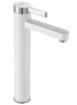 REA Polo Baterie alb - crom lavoar înalt