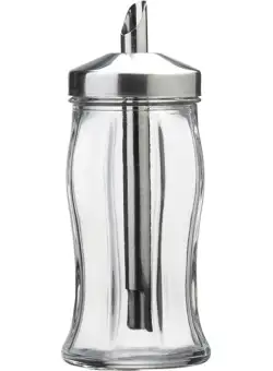 Recipient pentru zahar din sticla Pasabahce Black&White 240 ml