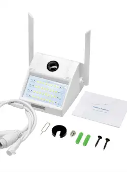 Resigilat Camera Supraveghere Video Techstar® ViewFrame A5200, FullHD, Wireless, Iluminare LED, Microfon, Difuzor, Pentru Intrare Locuinta