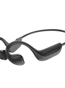 Resigilat Casti Smart Techstar® G100, Wireless, Behind the Ear, Bluetooth V5.1, Acumulator 130mAh, pentru iPhone Xiaomi Huawei, Samsung, Negru