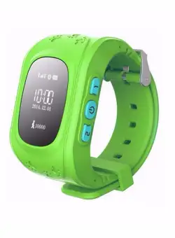 Resigilat Ceas Smartwatch Copii Techstar® Q50, 0.96 inch IPS, Slot Cartela SIM, Tracker GPS, AGPS, LBS, Buton Urgenta SOS, Monitorizare Live, Apelare, Verde