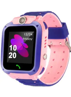 Resigilat Ceas Smartwatch Pentru Copii Techstar® SW70-Q12 Lite, 1.44 Inch, Cu Functie Telefon SIM, Monitorizare, Apelare SOS, Camera, Roz