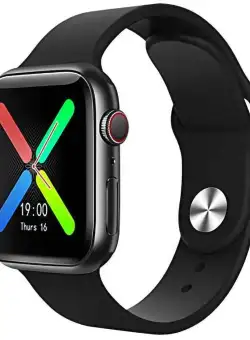 Resigilat Ceas Smartwatch Techstar® T500, 1.54 inch HD IPS, Monitorizare Cardiaca, Alerte Sedentarism, Termometru, Bluetooth 4.0, Negru