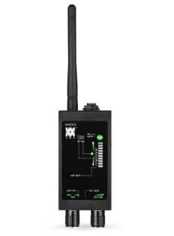 Resigilat Detector Aparate Spionaj Techstar® M8000, Profesional, Detecteaza Camere, Dispozitive GSM, Microfoane, Localizatoare GPS ,Reportofoane