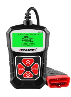 Resigilat Diagnoza OBD2 KONNWEI KW310, Black, Afisare Erori + Descriere, Resetari, Live Data, ELM 327 OBDII