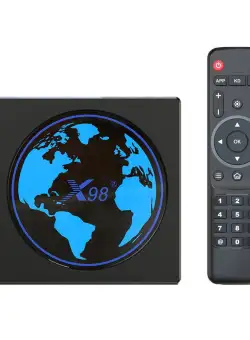 Resigilat Mini PC Tv Box Techstar® X98 Mini, Procesor S905X2 , Android 11, UHD 4K, 4GB RAM, 32GB ROM, WiFi, Bluetooth, Telecomanda