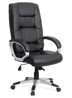 RESIGILAT - Scaun directorial rezistent pana la 150 kg OFF 315 negru