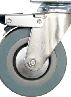 ROATA PIVOTANTA CAUCIUC GRI SI FRANA 125MM VOREL