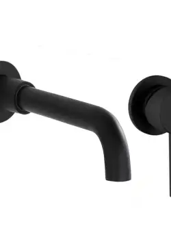 Robinet ascuns Rea Lungo LONG Black Mat negru MAT + BOX