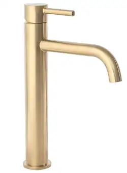 Robinet pentru lavoar Rea Lungo Brush Gold high