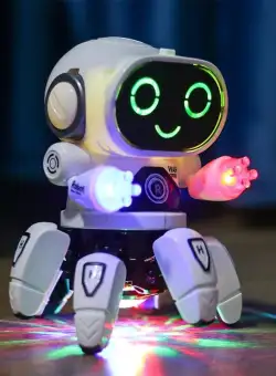 Robot interactiv pentru copii, cu LED, danseaza si canta