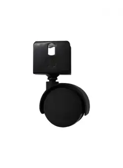 Rotila PVC cu flansa metalica U D40