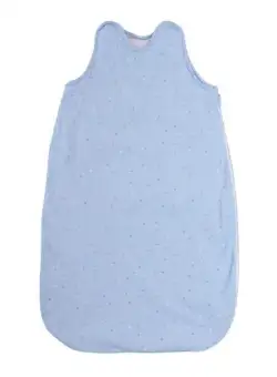 Sac de dormit de iarna, 95 cm, bumbac ranforce, Sky Blue