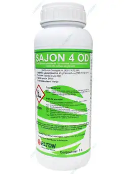 Sajon 4OD 1L, erbicid sistemic selectiv porumb, Ascenza, buruieni cu frunza ingusta/ monocotiledonate anuale (Mohor, Iarba Barboasa, Costrei)