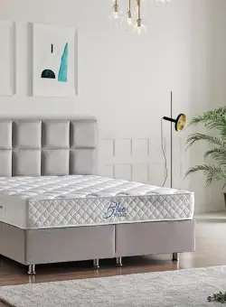 Saltea Blue Pocket RollPack, Alb, 160x26x200 cm