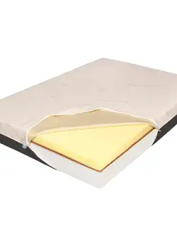 Saltea de Pat Ortopedica Memory 7 cm HD, Bio Cocos, Bio Bambus, 14+2+7, 100x200