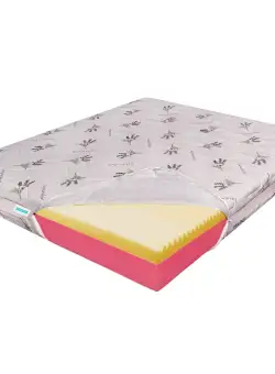 Saltea de pat Ortopedica, Memory HD 15+7+1, Lavanda Wellness, fara arcuri, 150 x 190