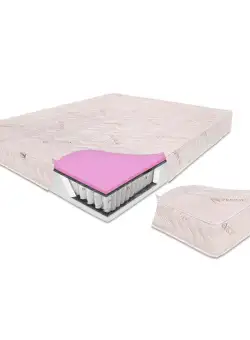 Saltea de Pat Ortopedica, Tencel Air Hybrid 3+12+3, Doua Fete, 100x200