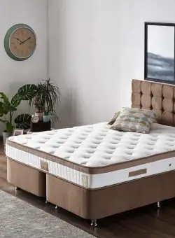 Saltea Latte, Alb, 140x23x200 cm