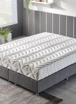 Saltea Niron Pocket RollPack, Alb, 120x24x200 cm