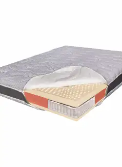 Saltea pat Ortopedica cu Arcuri Pocket, 140×200 – 100% Latex, Ioni de Argint, 26 cm, Hotel Range