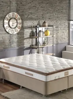 Saltea Queen, Alb, 140x25x190 cm