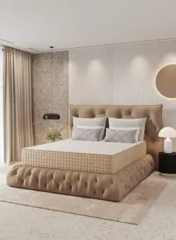 Saltea superortopedica LUX MEMORY cu arcuri, 160x200 cm, H 29 cm, fata vara fata iarna