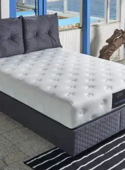 Saltea Visco Fusion, Alb, 140x30x200 cm