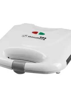 Sandwich-maker Hausberg HB-3510, 750 W, Alb, model grill