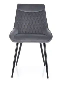 Scau Agat velvet gri Blu14/negru