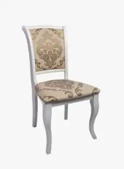 SCAUN ASY 4 LEMN CREM TAPITERIE CREM+IMPRIMEU