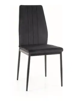 Scaun Atom velvet negru Blu19