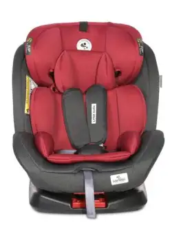 Scaun auto Lorelli Lynx, Isofix, 0-36 kg, rotativ 360 grade, Black Red