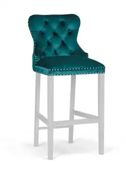 Scaun Bar Madame Aqua/Alb BL85