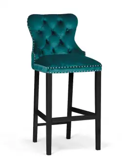 Scaun Bar Madame Aqua/Negru BL85