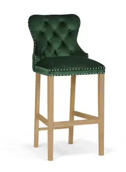 Scaun Bar Madame Verde/Stejar BL78
