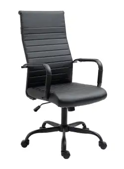 Scaun Birou Adore Milan reglabil, 55 x 106 - 116 x 62 , Negru