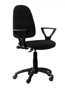 Scaun birou ergonomic GOLF LX, rotativ, ajustabil, negru, 47x57x102 115 cm