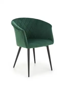 Scaun catifea K421 Verde – H78 cm