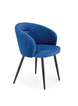 Scaun catifea K430 Bleumarin – H77 cm