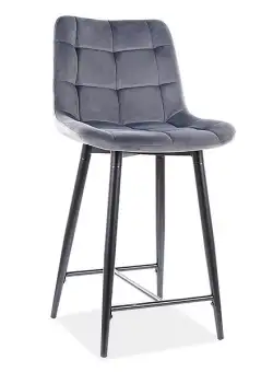 Scaun de bar Chic H-2 Gri – H92 cm