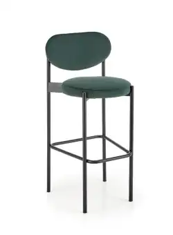 Scaun de bar H-108 velvet verde